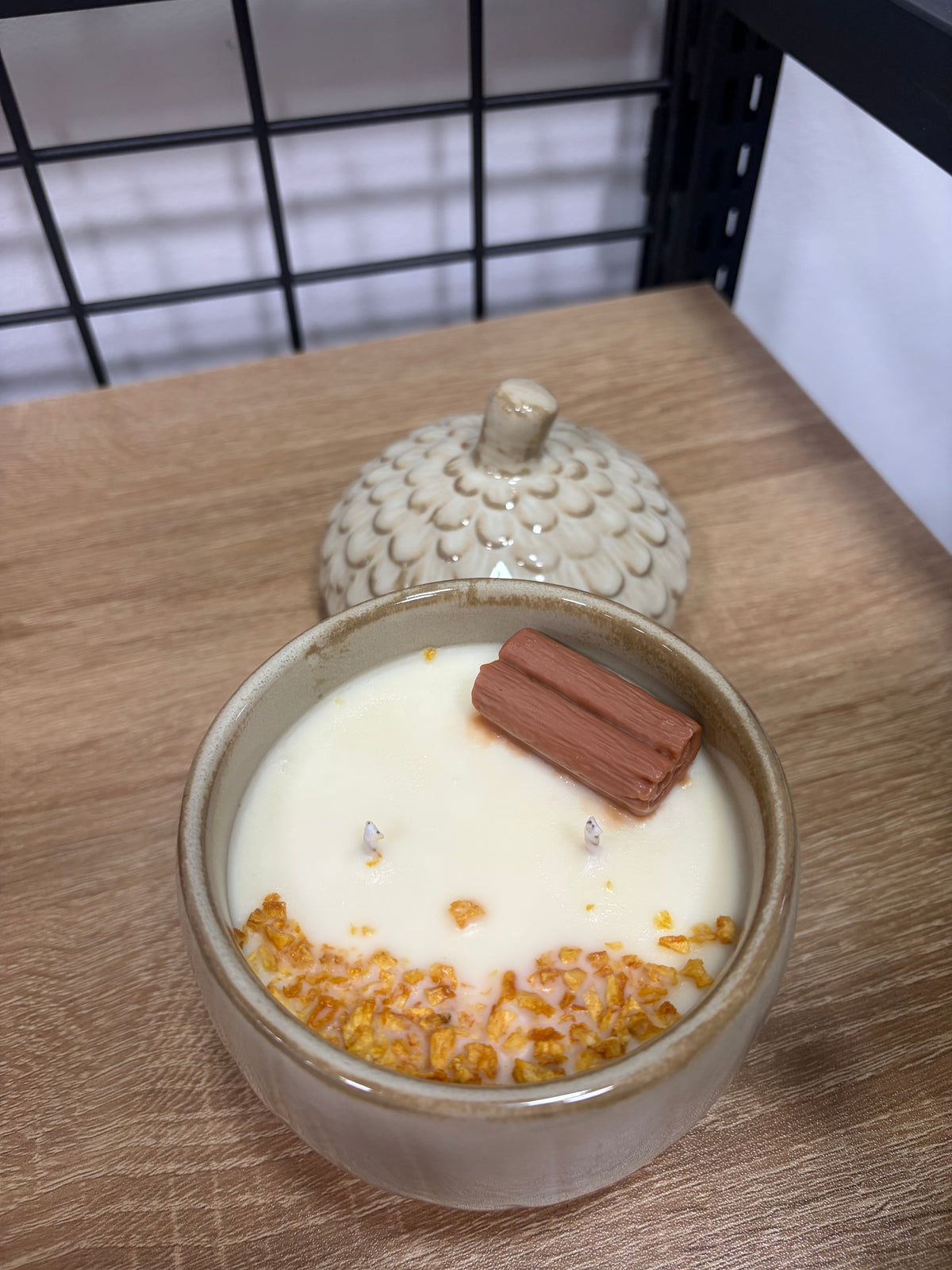 Vela Artesanal - Canela y Naranja 300g