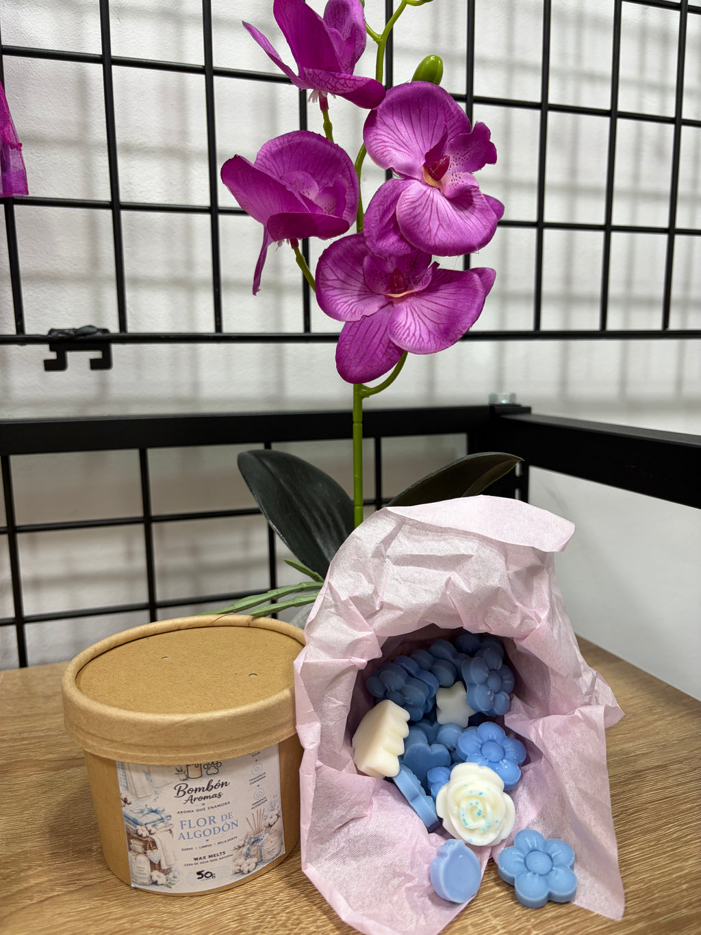 Wax melt flor de algodón 🤍
