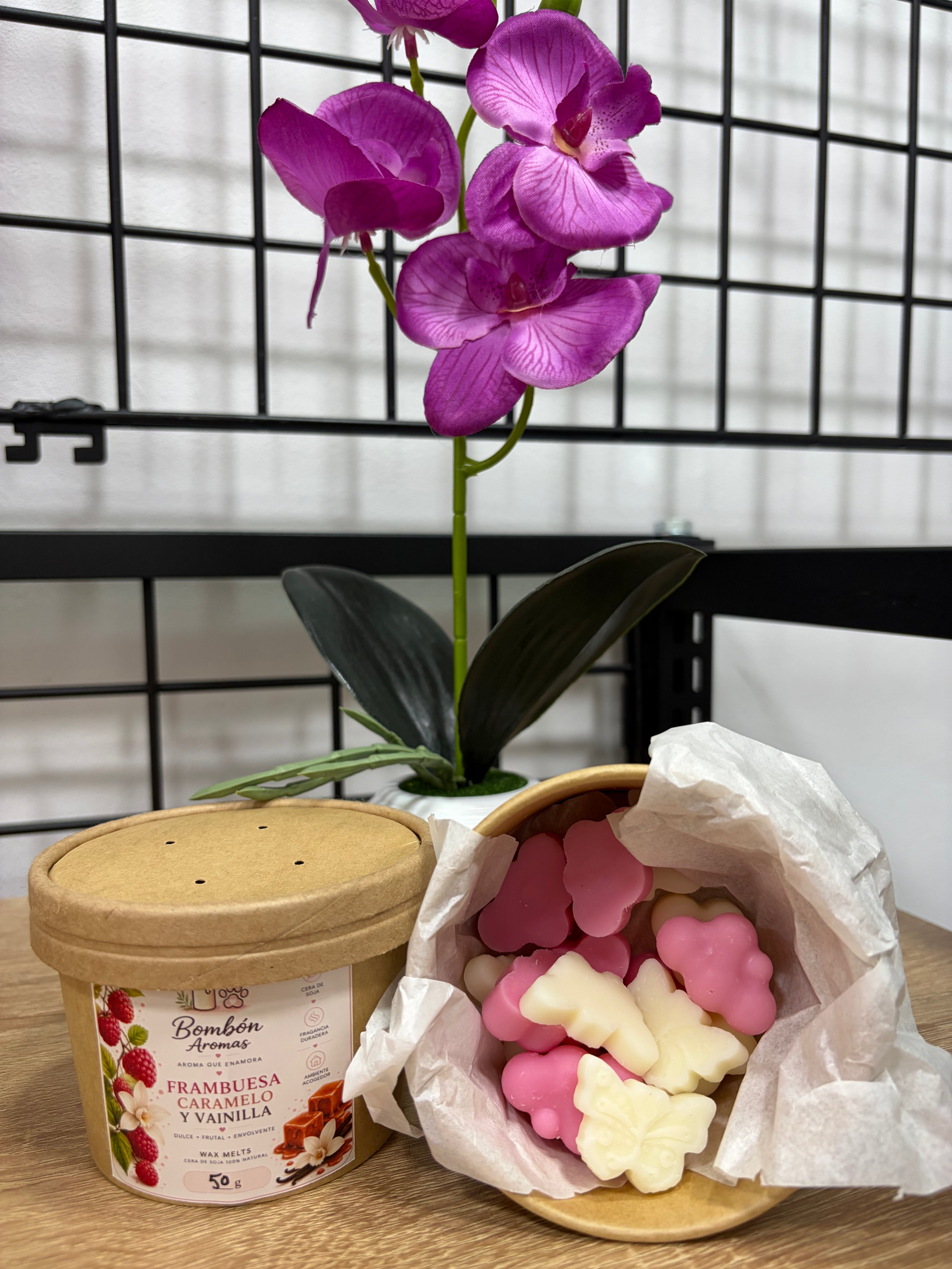 Wax melt de Frambuesa caramelo y vainilla🍬