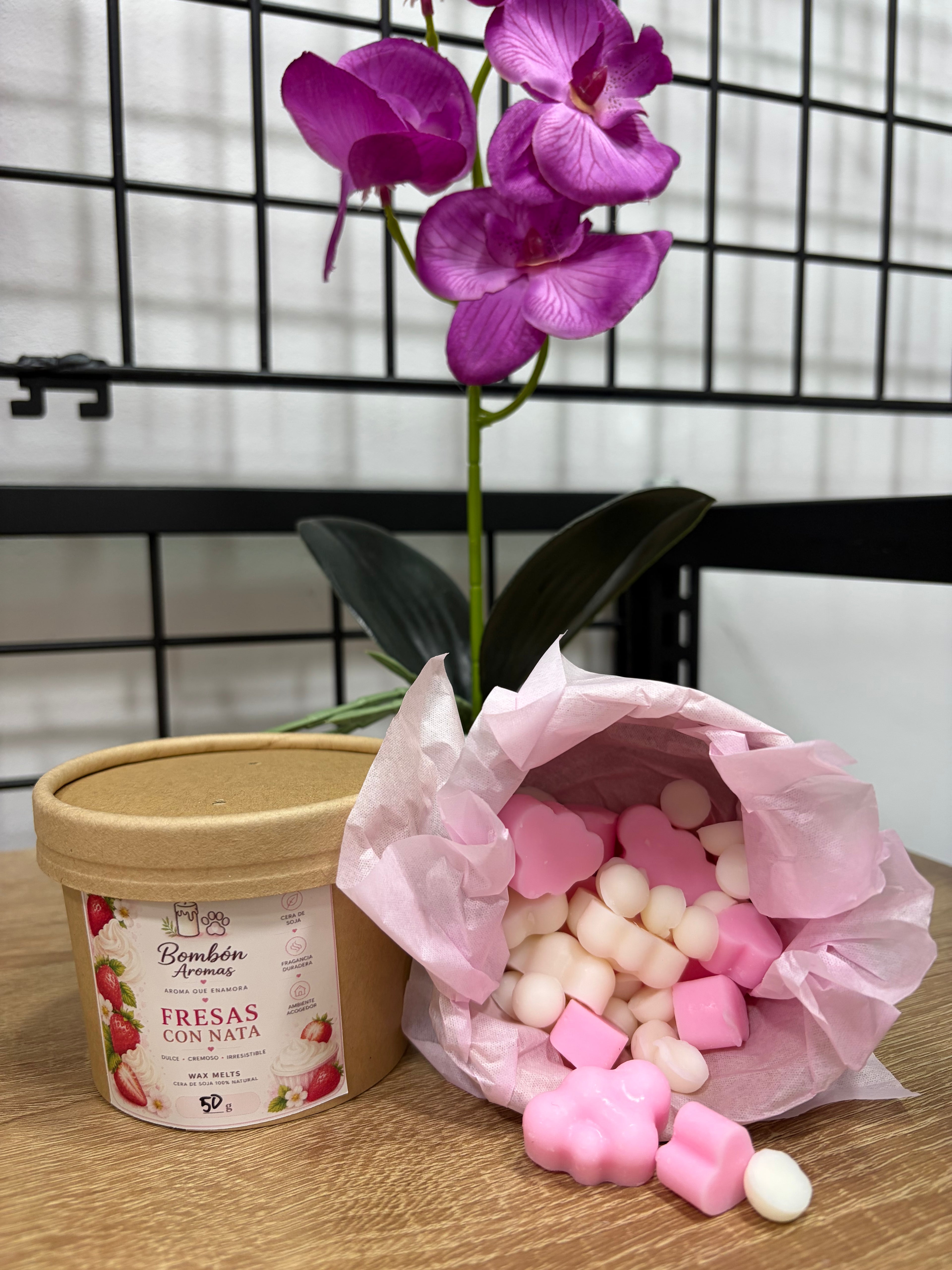 Wax Melt Fresas con Nata 🍓