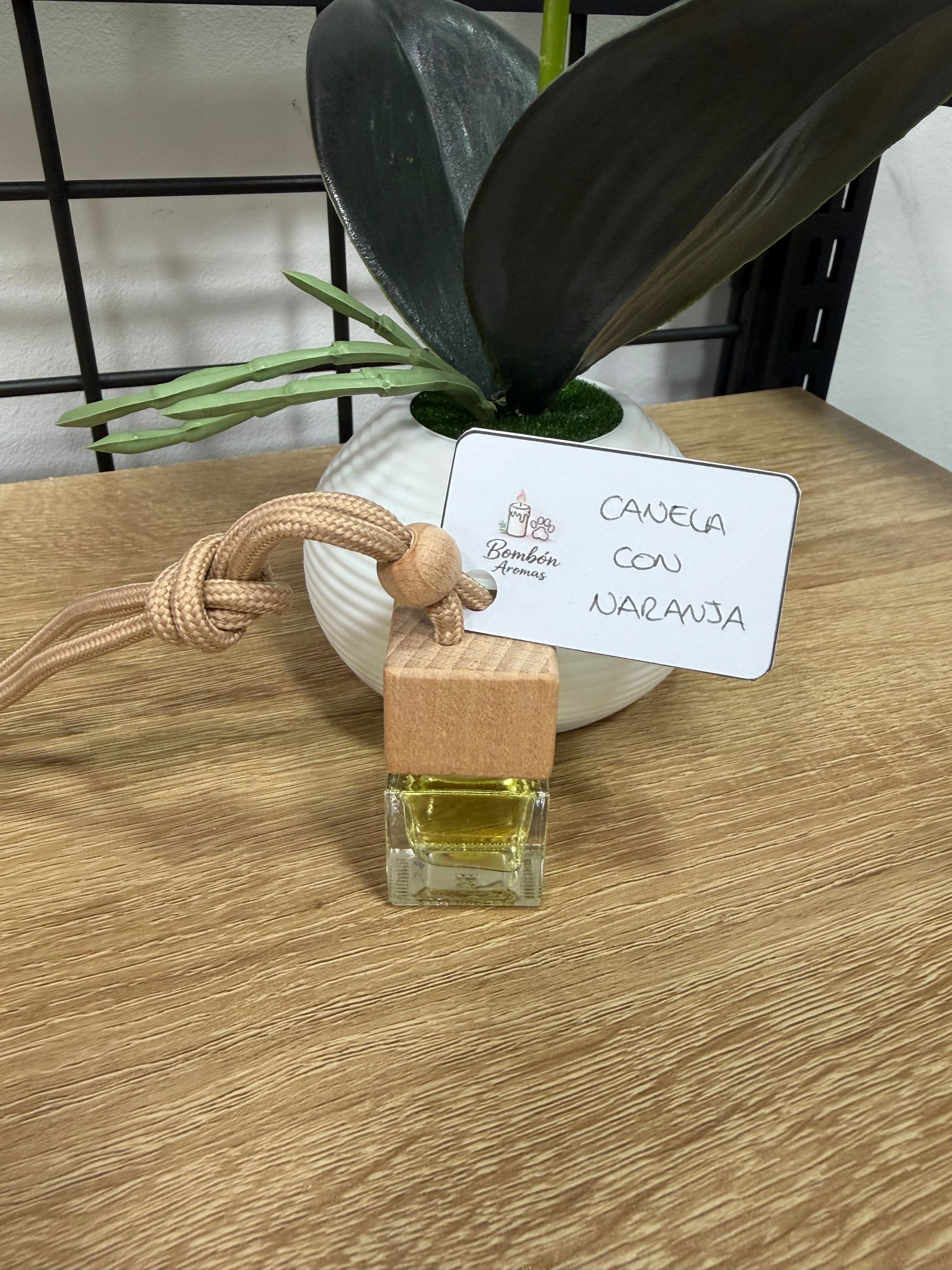 Ambientador de coche - Canela con Naranja