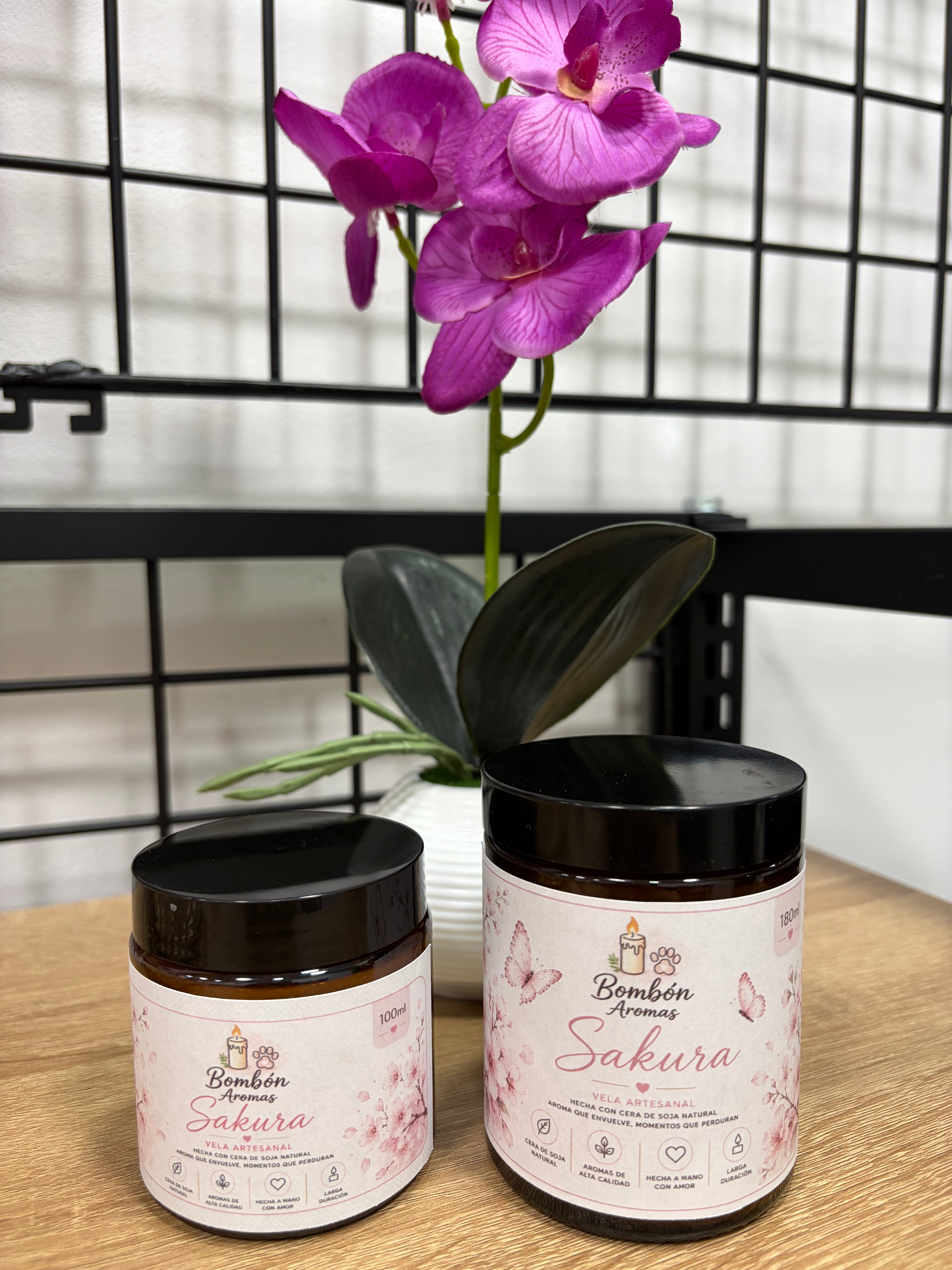 Vela Artesanal - Sakura