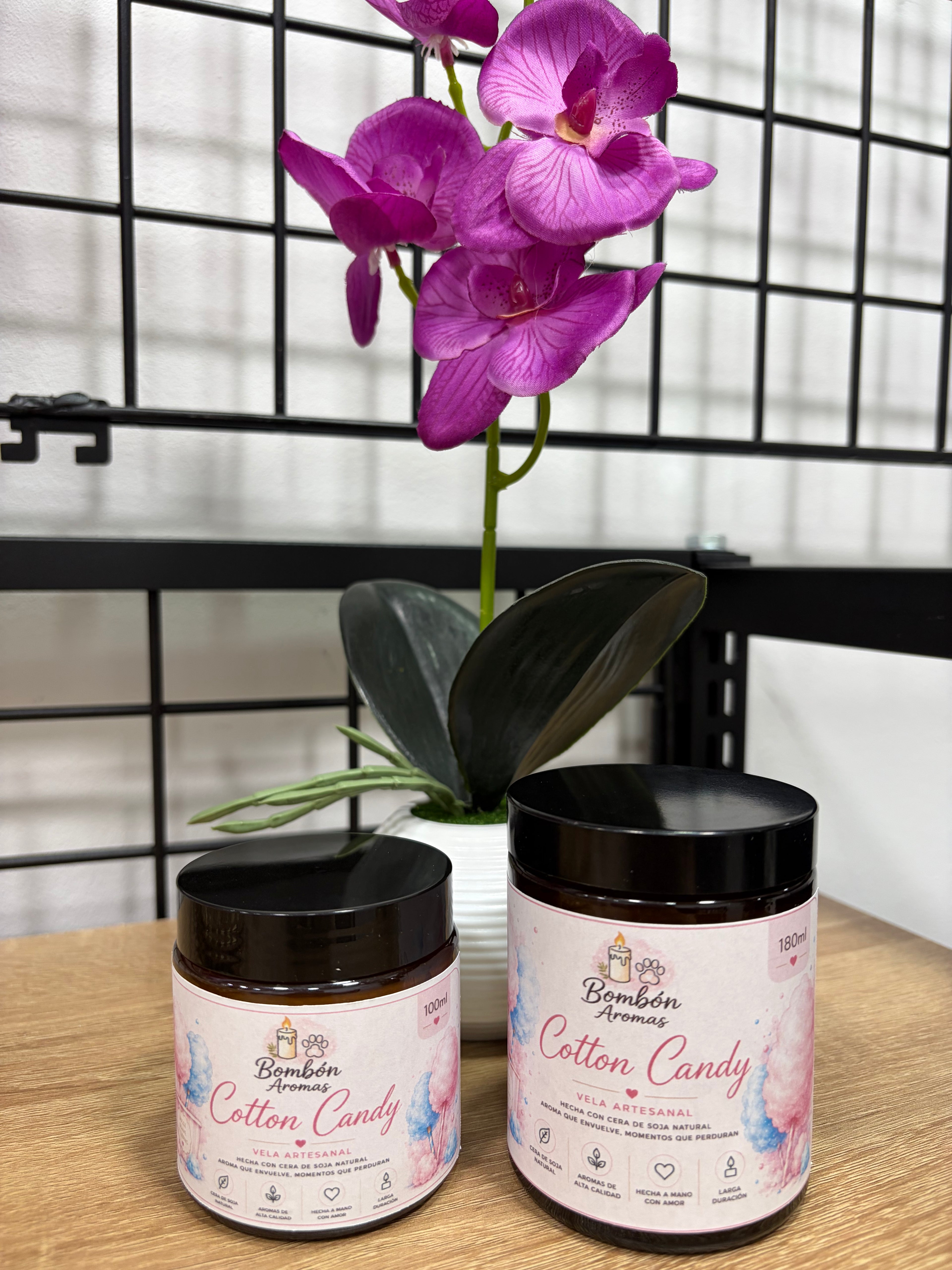 Vela Artesanal - Cotton Candy