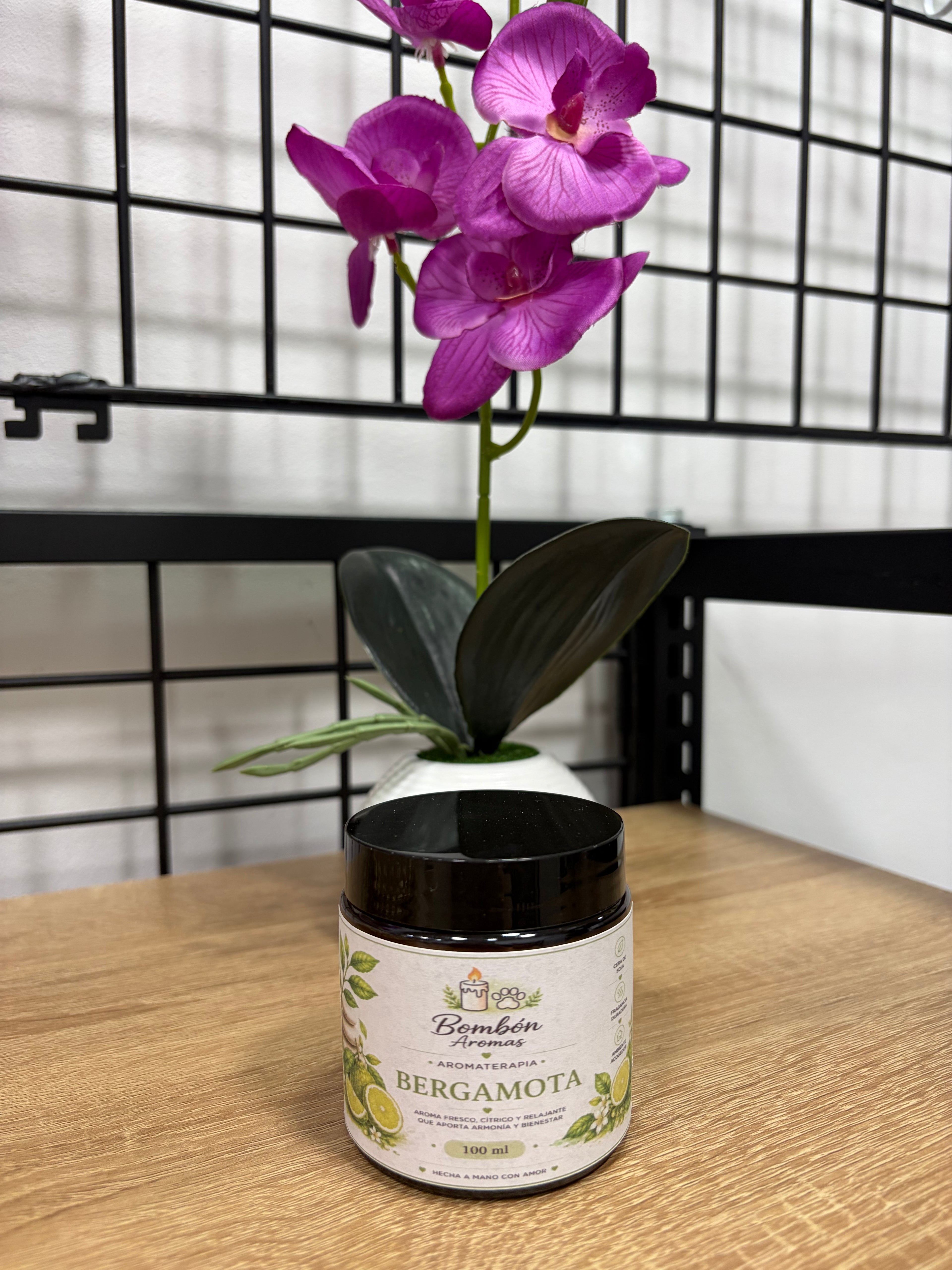Vela Aromaterapia - Bergamota
