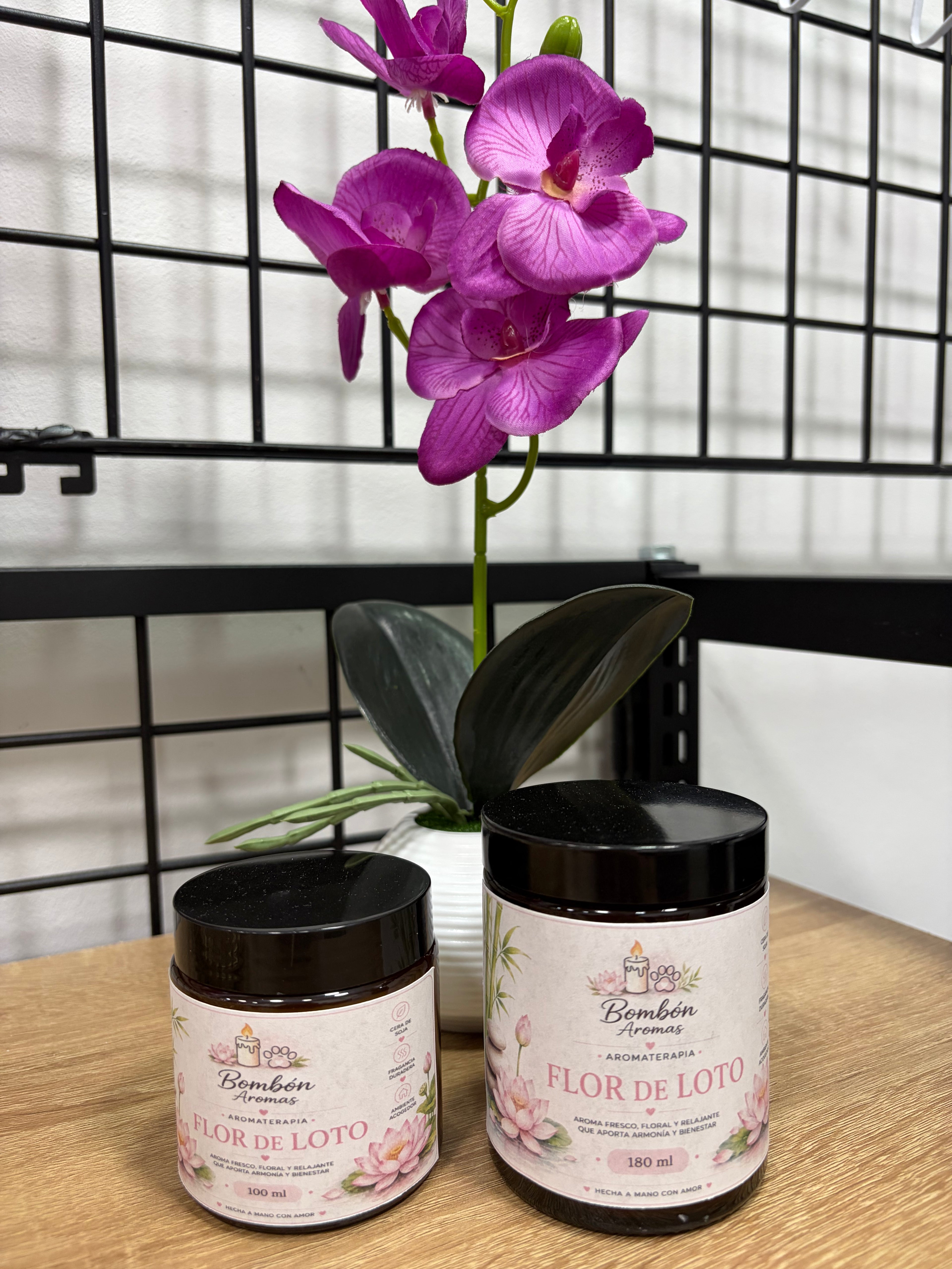 Vela Aromaterapia - Flor de Loto