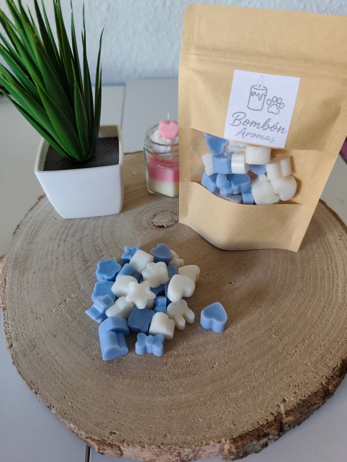 Wax melt flor de algodón 🤍